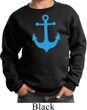 Kids Yoga Sweatshirt Blue Anchor Sweat Shirt