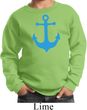 Kids Yoga Sweatshirt Blue Anchor Sweat Shirt