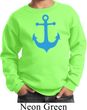 Kids Yoga Sweatshirt Blue Anchor Sweat Shirt