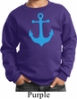 Kids Yoga Sweatshirt Blue Anchor Sweat Shirt