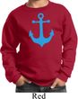 Kids Yoga Sweatshirt Blue Anchor Sweat Shirt