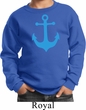 Kids Yoga Sweatshirt Blue Anchor Sweat Shirt
