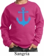 Kids Yoga Sweatshirt Blue Anchor Sweat Shirt