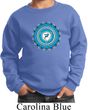 Kids Yoga Sweatshirt Blue Vishuddha Sweat Shirt