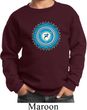 Kids Yoga Sweatshirt Blue Vishuddha Sweat Shirt