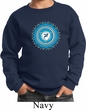 Kids Yoga Sweatshirt Blue Vishuddha Sweat Shirt