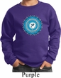 Kids Yoga Sweatshirt Blue Vishuddha Sweat Shirt
