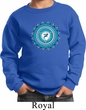 Kids Yoga Sweatshirt Blue Vishuddha Sweat Shirt
