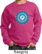 Kids Yoga Sweatshirt Blue Vishuddha Sweat Shirt