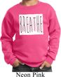 Kids Yoga Sweatshirt Breathe Sweat Shirt