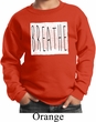 Kids Yoga Sweatshirt Breathe Sweat Shirt