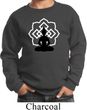 Kids Yoga Sweatshirt Buddha Lotus Pose Youth Sweat Shirt