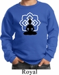 Kids Yoga Sweatshirt Buddha Lotus Pose Youth Sweat Shirt