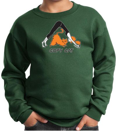 Kids Yoga Sweatshirt Copy Cat Sweat Shirt