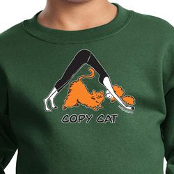Kids Yoga Sweatshirt Copy Cat Sweat Shirt