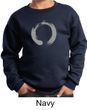 Kids Yoga Sweatshirt Enso Zen Meditation Youth Sweat Shirt