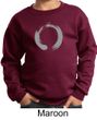 Kids Yoga Sweatshirt Enso Zen Meditation Youth Sweat Shirt