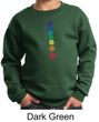 Kids Yoga Sweatshirt Floral Chakras Sweat Shirt
