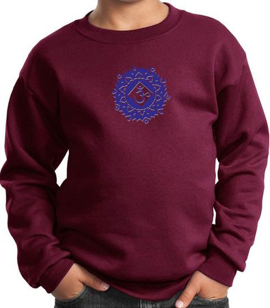 Kids Yoga Sweatshirt Floral Sahasrara Sweat Shirt