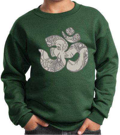 Kids Yoga Sweatshirt Ganesha OM Sweat Shirt