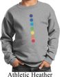 Kids Yoga Sweatshirt Glowing Chakras Sweat Shirt