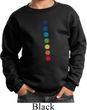 Kids Yoga Sweatshirt Glowing Chakras Sweat Shirt