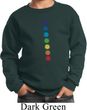 Kids Yoga Sweatshirt Glowing Chakras Sweat Shirt