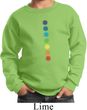 Kids Yoga Sweatshirt Glowing Chakras Sweat Shirt
