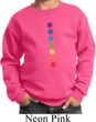 Kids Yoga Sweatshirt Glowing Chakras Sweat Shirt