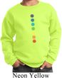 Kids Yoga Sweatshirt Glowing Chakras Sweat Shirt