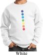 Kids Yoga Sweatshirt Glowing Chakras Sweat Shirt