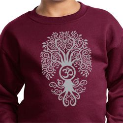 Kids Yoga Sweatshirt Grey Bodhi Tree Sweat Shirt