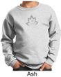 Kids Yoga Sweatshirt Grey Namaste Lotus Sweat Shirt