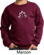 Kids Yoga Sweatshirt Grey Namaste Lotus Sweat Shirt