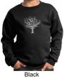 Kids Yoga Sweatshirt Grey Tree of Life Youth Sweat Shirt