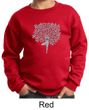 Kids Yoga Sweatshirt Grey Tree Pose Sweat Shirt