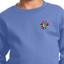 Kids Yoga Sweatshirt Hippie Sun Patch Pocket Print Sweat Shirt Kids Yoga Sweatshirt Hippie Sun Patch Pocket Print Sweat Shirt