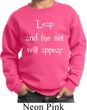 Kids Yoga Sweatshirt Leap Sweat Shirt