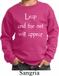 Kids Yoga Sweatshirt Leap Sweat Shirt