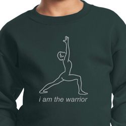 Kids Yoga Sweatshirt Line Warrior Sweat Shirt