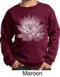 Kids Yoga Sweatshirt Lotus Flower Youth Sweat Shirt