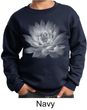 Kids Yoga Sweatshirt Lotus Flower Youth Sweat Shirt