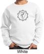 Kids Yoga Sweatshirt Manipura Chakra Meditation Youth Sweatshirt