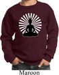 Kids Yoga Sweatshirt Meditating Buddha Youth Sweat Shirt