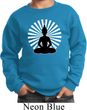 Kids Yoga Sweatshirt Meditating Buddha Youth Sweat Shirt