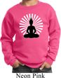 Kids Yoga Sweatshirt Meditating Buddha Youth Sweat Shirt