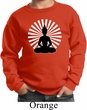 Kids Yoga Sweatshirt Meditating Buddha Youth Sweat Shirt