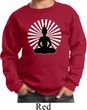 Kids Yoga Sweatshirt Meditating Buddha Youth Sweat Shirt