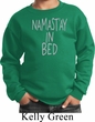 Kids Yoga Sweatshirt Namastay In Bed Sweat Shirt