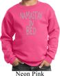 Kids Yoga Sweatshirt Namastay In Bed Sweat Shirt
